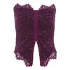 Women's Autumn and Winter New Solid Colour Fashion Sexy Wrap Dyeing Lace Navel Small Vest