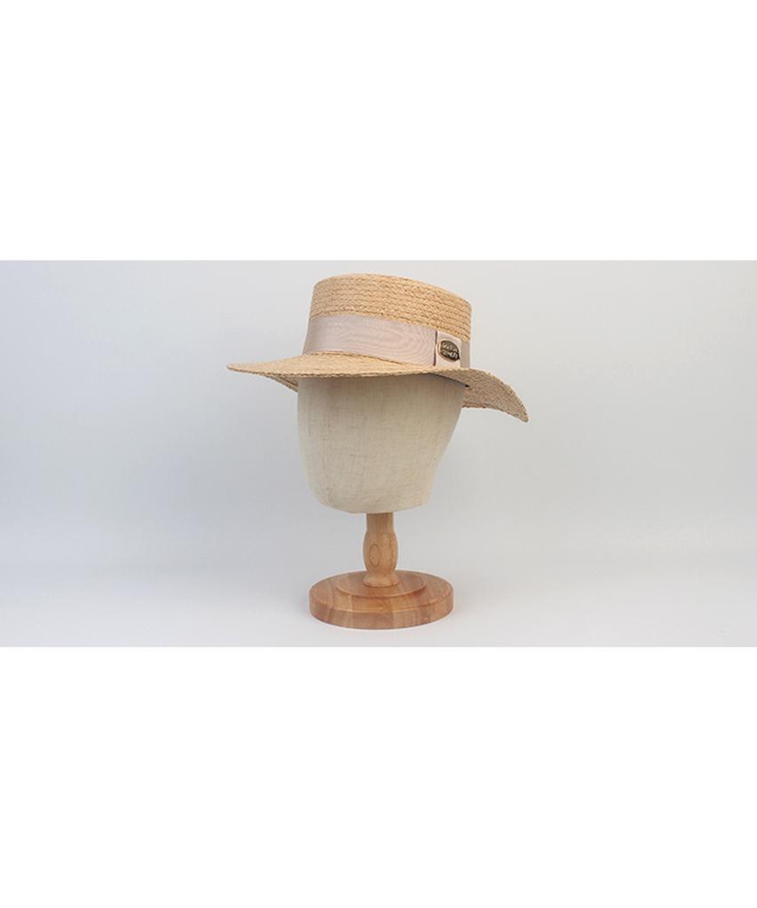 Yunibeosyeolkemiseuteuli Ivory Line Raffia Panama Hat Panama Hat