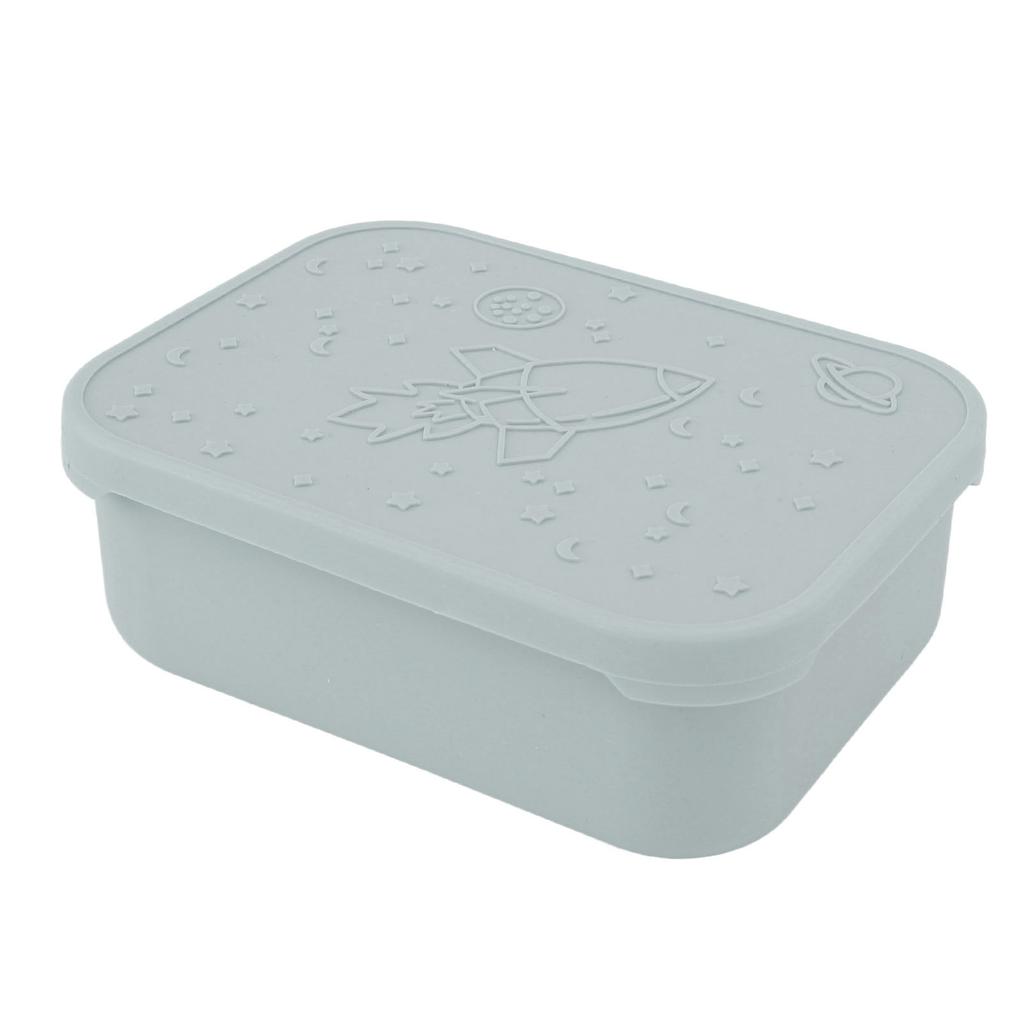 Nerezový obědový box 850ml Nepropustný Uzavřený Bento box s Pohyblivou Přepážkou pro Školu Kancelář