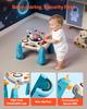 VEVOR Baby Spacecraft Musical Table Toys for 1-3 Years Old