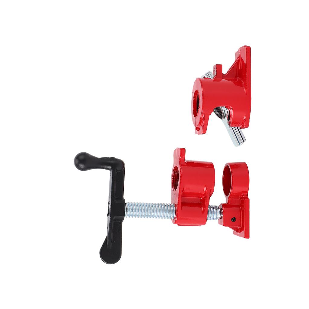 Heavy Duty Metal, Iron and Wood Clamp Set, Quick Release, Wide Base, Constructed of   Cast Iron, Suitable for 3Celsius4\  Threaded Pipe, Large F