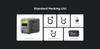 FOSSiBOT F1200 პორტატული ელექტროსადგური 1024Wh LiFePO4 ბატარეის ტევადობა 1200W ნომინალური სიმძლავრე 7 გამომავალი პორტი BMS დაცვა 5 სიჩქარიანი შემავალი რეგულატორი
