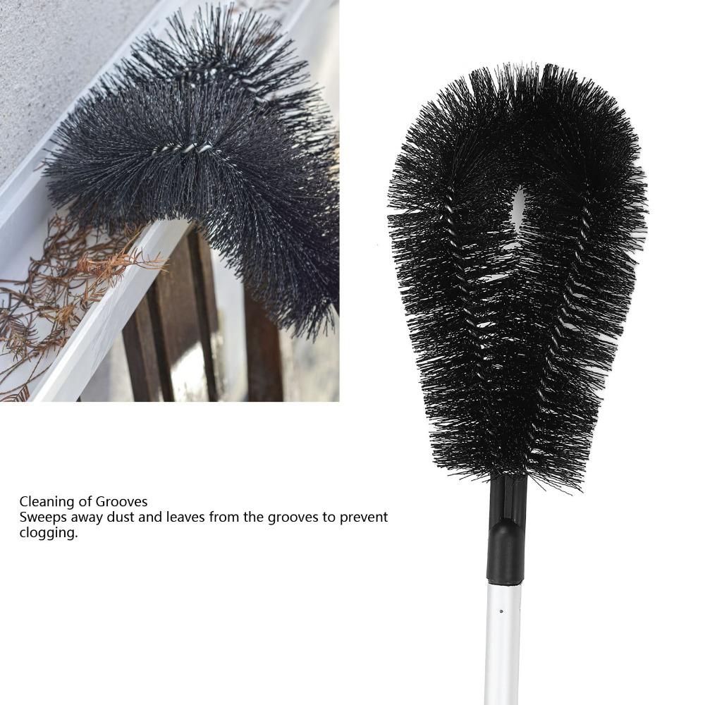 High Efficiency Roofing Cleaning Brush Adjustable Rain Gutter Cleaner  Gutter Clean Out