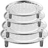 Steam Rack, 4-Layer Stainless Steel Trivet Rack Stand Steamer Rack for Baking Cooking Steaming