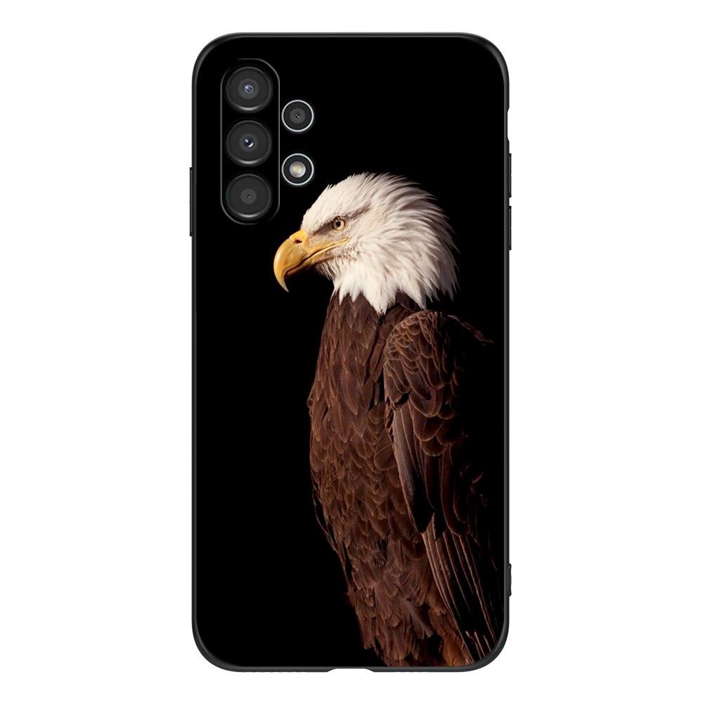 For Samsung A13 5G 4G Case Back Cover For Samsung Galaxy A13 5G 4G LTE Phone Soft Silicon Black Tpu Case Lion Wolf Tiger Dragon