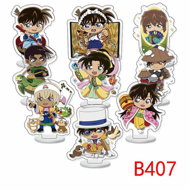 Detective Conan Acrylic Standee: Shinichi, Ai, Ran, and Conan Characters Ornament. 6cm set small standees