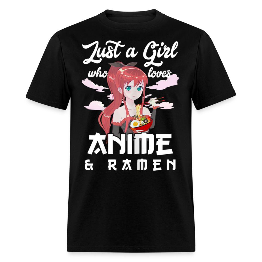 

Cute Anime Hentai Waifu shirt - Just a Girl Who Loves Anime And Ramen T-Shirt 3XL