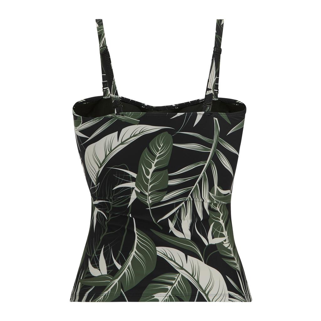 Regatta Womens/Ladies Aceana III Tropical Leaves Tankini Top