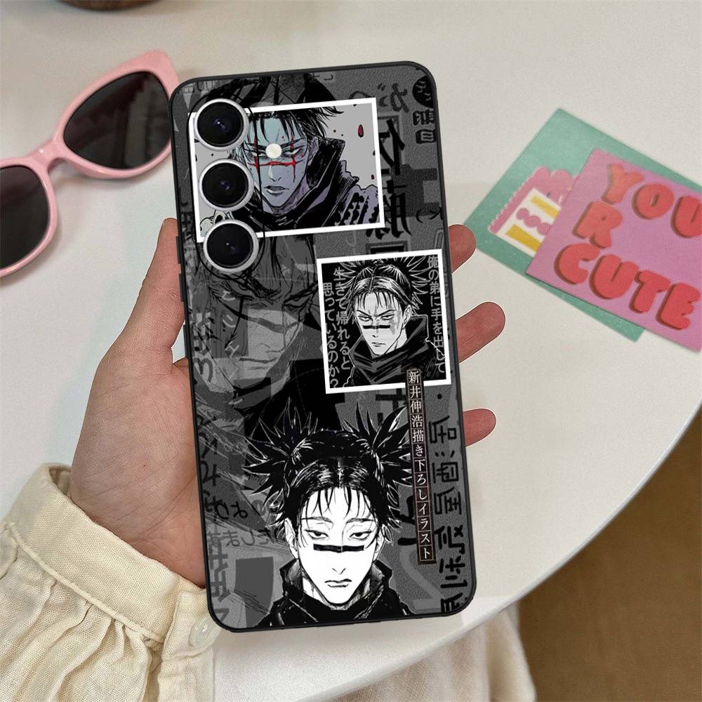 Anime Jujutsu Kaisen Choso Phone Case For Samsung S 20 21 22 23 Lite Plus Ultra Clear Mobile Cover Funda