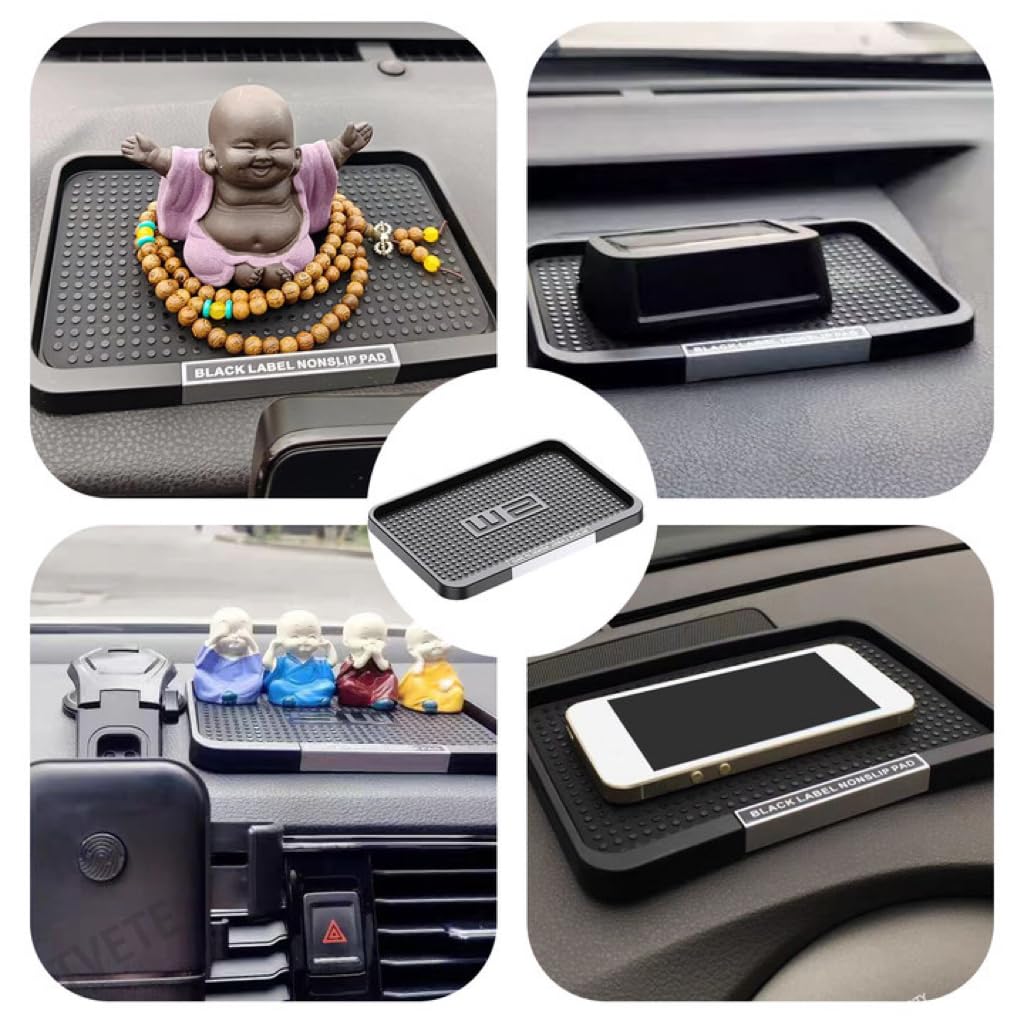 TVETE Car Dashboard Mat Non-slip Mat Car Dashboard Adhesive Pad Front Dashboard Anti-slip Mat