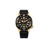 Professional Diver Series 200m Waterproof Solar Quartz PU Strap Men's Watch Black Dial BN0152-06E