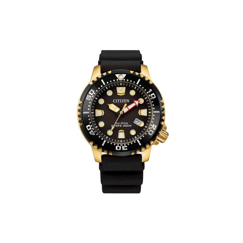 

CITIZEN Professional Diver Series 200m Waterproof Solar Quartz PU Strap Men s Watch Black Dial BN0152-06E чорний