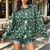 Women's Polka Dot Lightweight Hoodie, Trendy Casual Hooded Sweatshirt for Everyday Wear