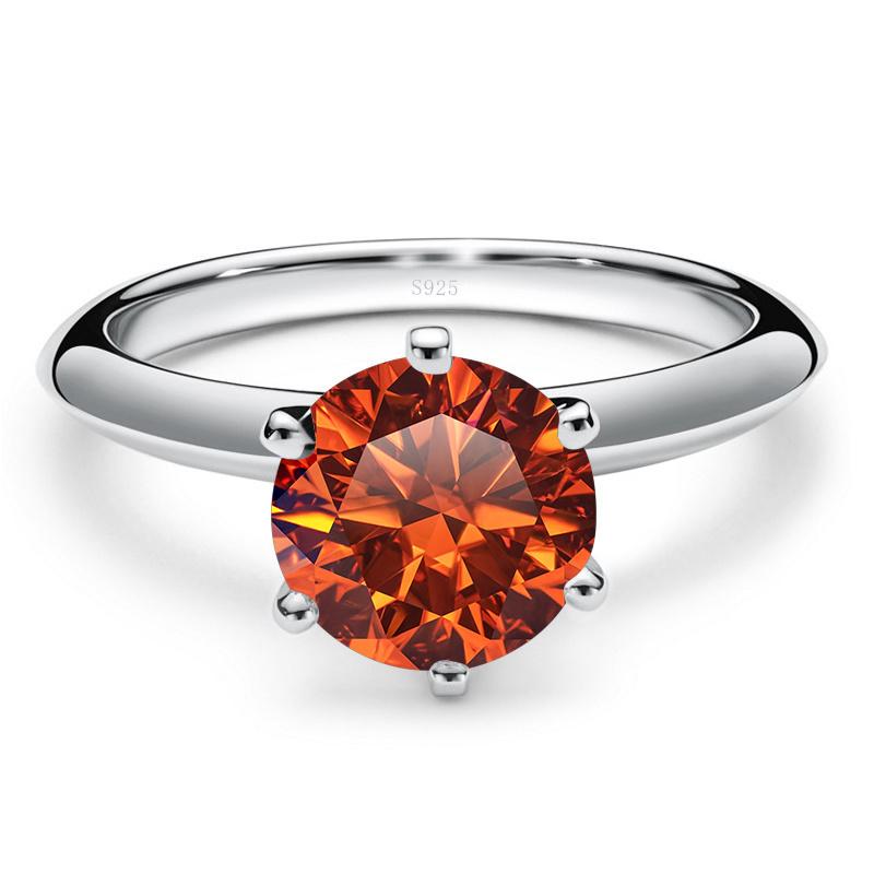 Bague Ringen 5ct 11mm Big Real Moissanite Ring For Women S925 Sterling Silver Fine Jewelry Wedding Engagement Anniversary Gift