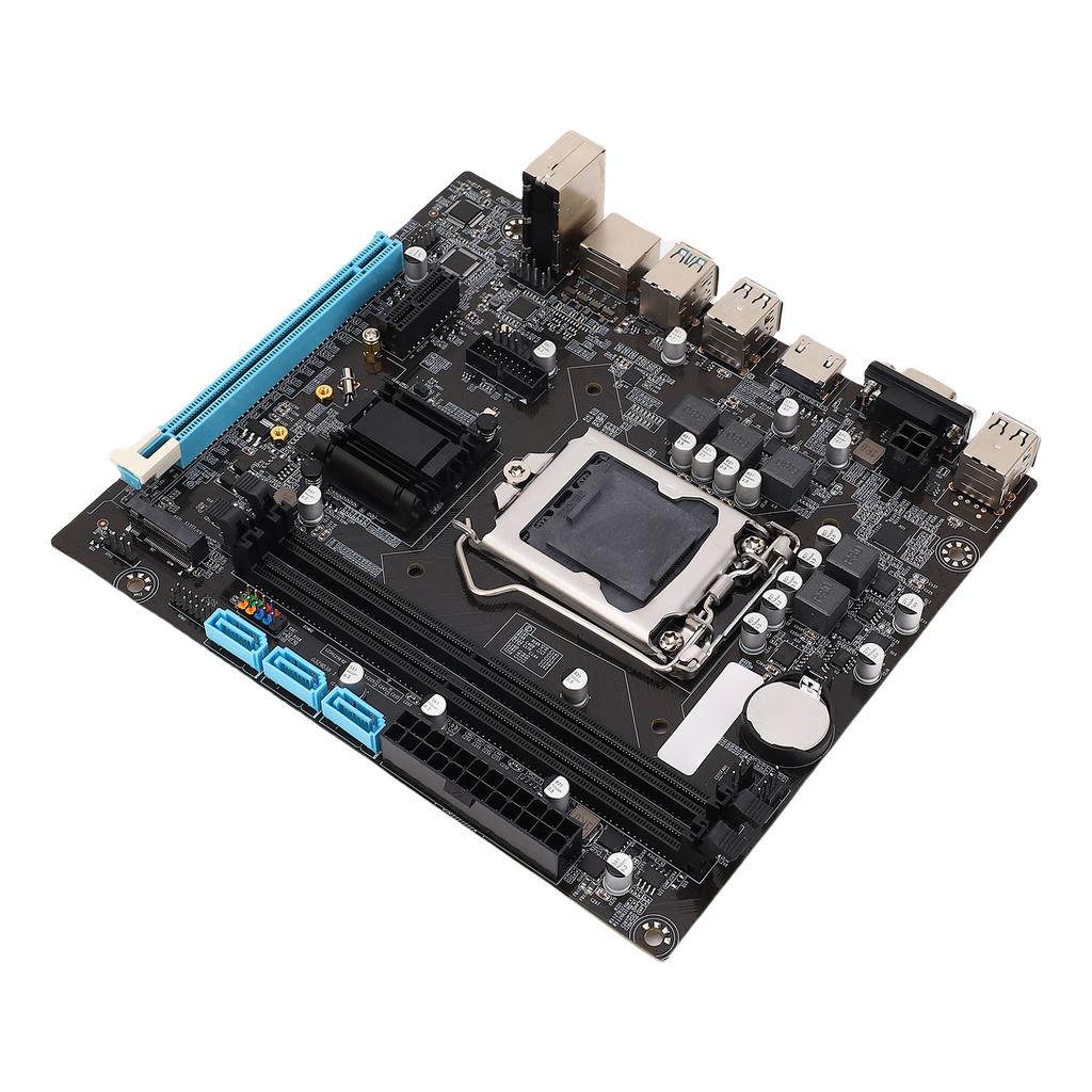 H110 Gaming Motherboard for LGA 1151 ATX 2 Channel DDR4 M.2 Nvme NGFF Serial ATA3.0 6GB PCIe