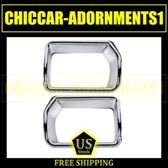 Chrome Front Bumper Trailer Hook Trim Cover  For GMC SIERRA 2014-15 Accessories