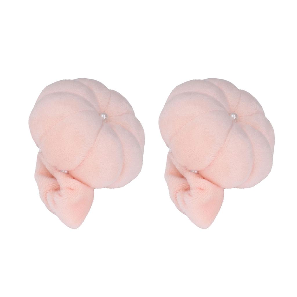 2 Stück Nadelkissen Kürbisform Handgelenkband Design Tragbar Stoffmaterial Praktisches Nähen