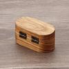 Wood Guitar Pick Storage Box Container Portable Guitar Pick Box Holder Collector with 5 Guitar Pick Gift for Guitarist
