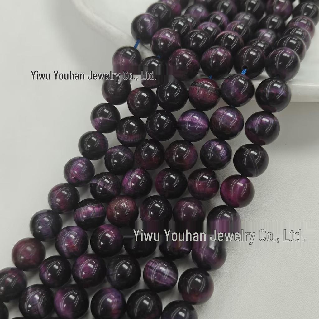 Handmade Natural Colorful Tiger Eye Stone Beaded Jewelry Accessories