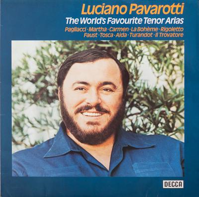 LP Record LUCIANO PAVAROTTI  Worlds Favourite Tenor Arias SXL6649 DECCA Europe Classical Used