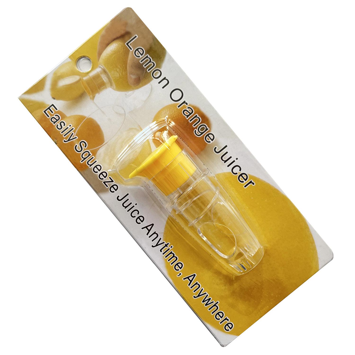 

NEW Plastic Manual Citrus Juicer Mini Lemon Juicer Orange Squeezer Easy Juice Extractor Freshness Preserving Kitchen Sttuff жёлтый