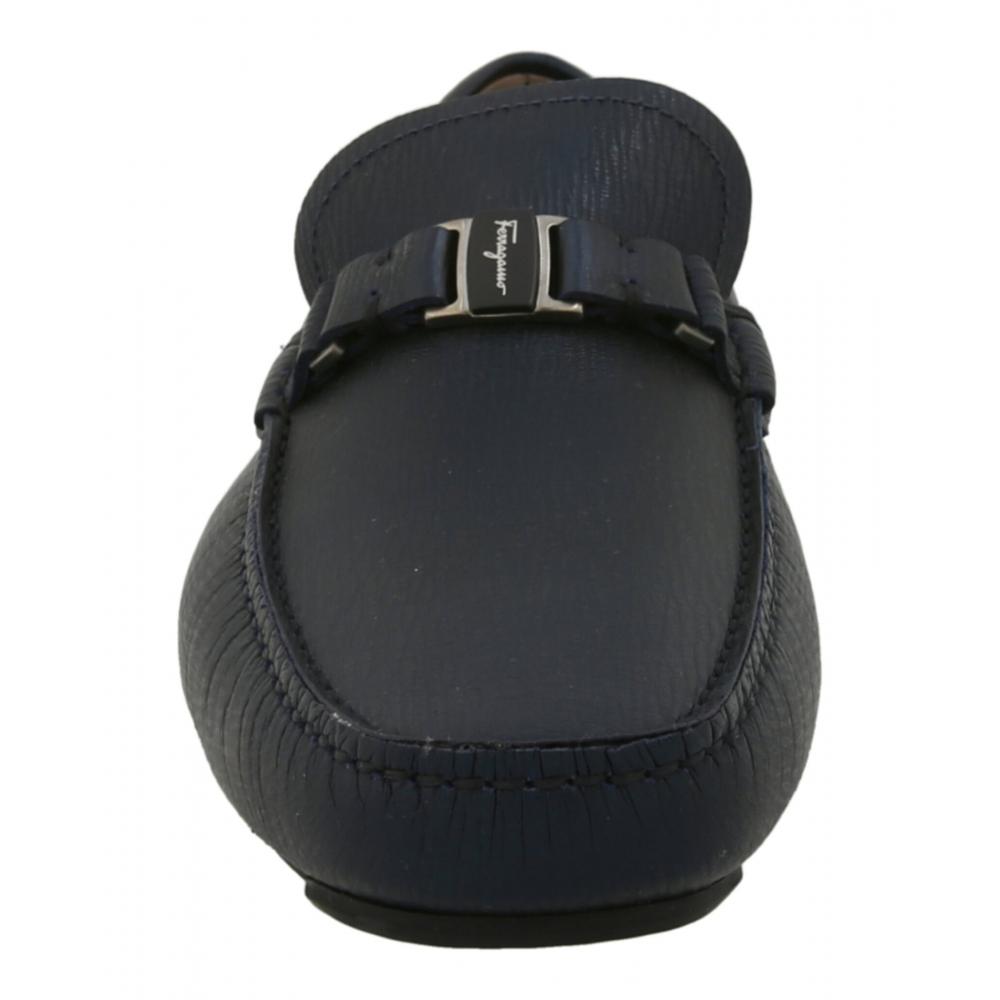 Salvatore Ferragamo Amer Logo Drivers Navy