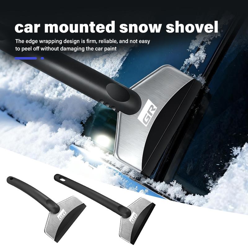 Car Snow Brush Cleaning Shovel Glass Ice Scrapers Tool Accessories For Toyota GRsport Hilux Aygo Yaris Corolla Rav4 CHR Auris