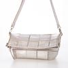 Cowhide Patchwork Shoulder Bag [Peaks Peak] Fold-Over 2-Way
