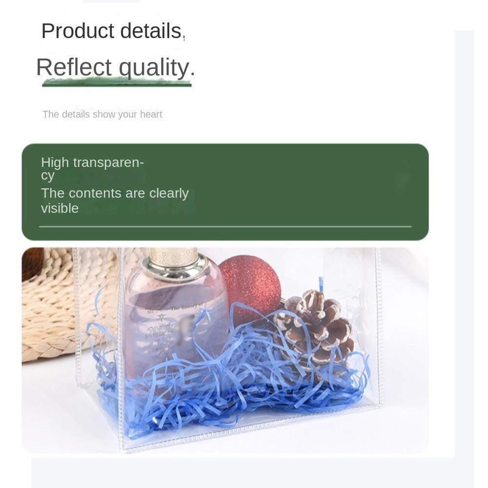 Transparent Clear Tote Bag PVC Waterproof Storage Bag Brand New Transparent Shopping Bags