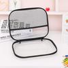 Large Capacity PVC Transparent Mesh Storage Bag Zipper Bag Toiletries Organizer Pouch  Sports