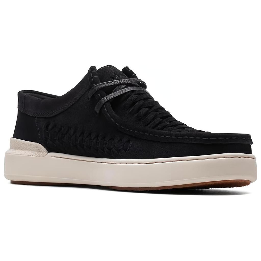 Clarks Suede Retro Low-Top Sneakers Men sneakers Black 261724497