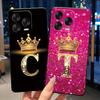 Case For ZTE Blade V70 Vita/Nubia V70 Design Soft Silicone Black Case Shockproof Beautiful Trendy Crown Letter Pattern Shell