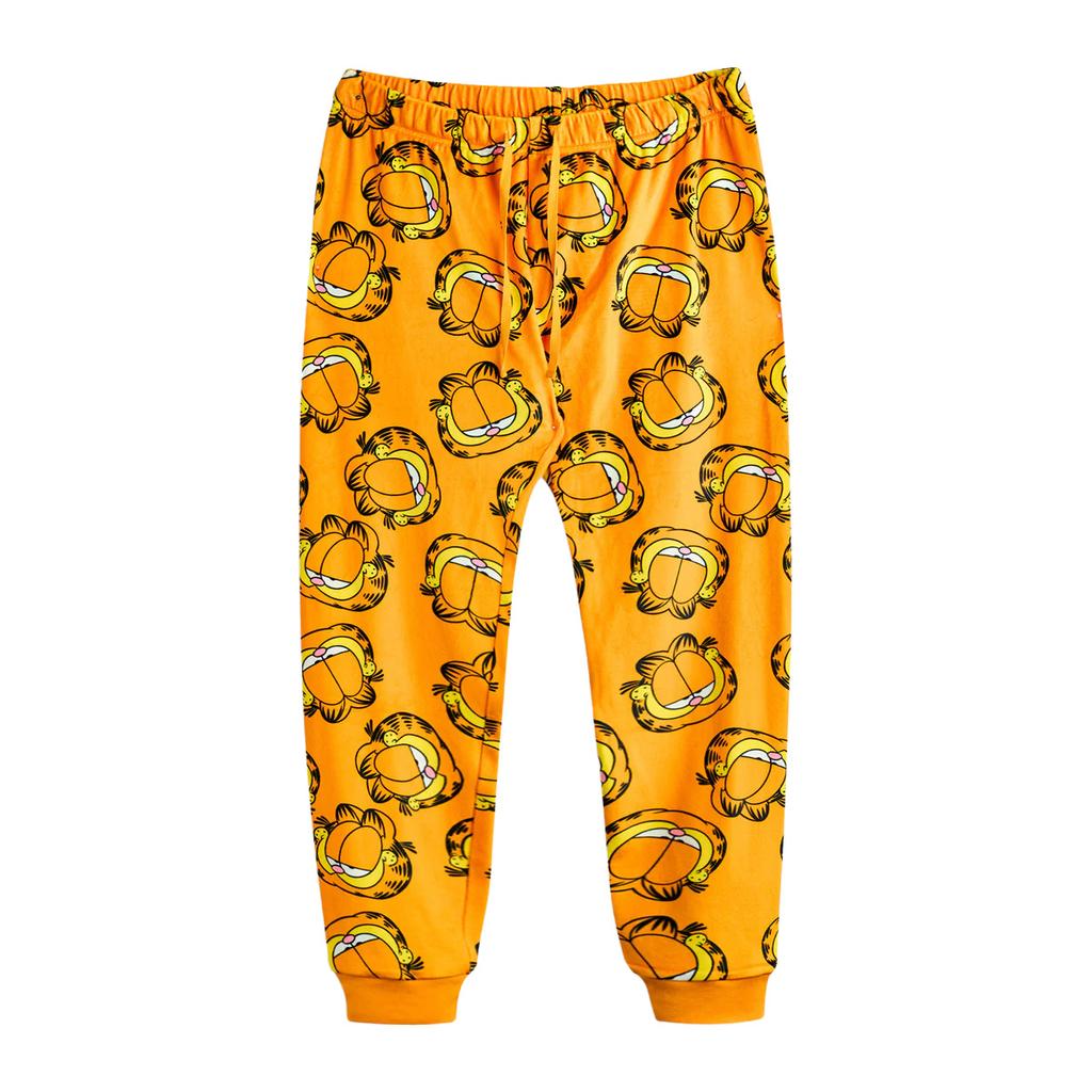 Garfield Childrens/Kids Big Face Long Pajamas Set