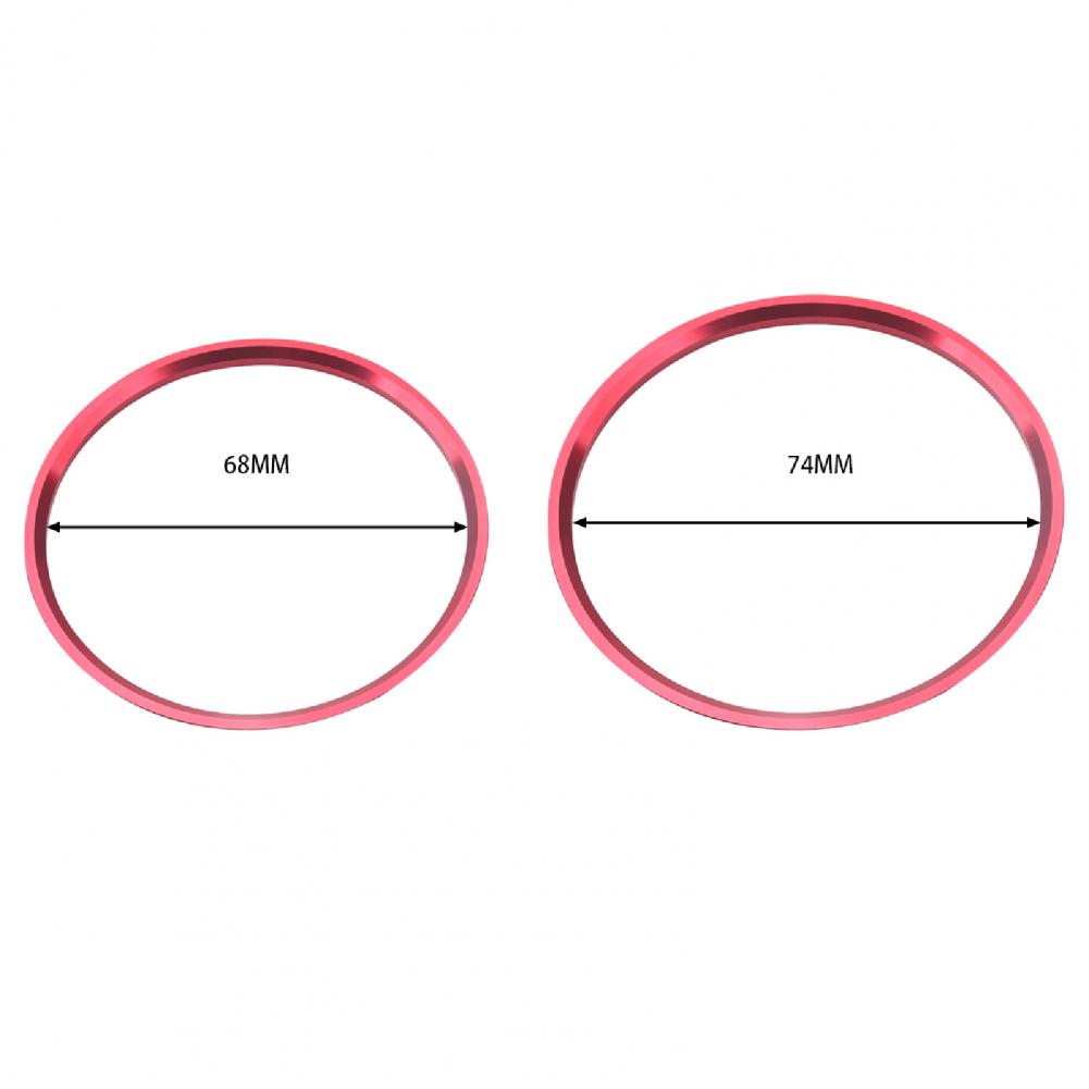 Lüftungsring Zierleiste Leicht Selbstklebend Luftauslassring Zierleiste Kratzfest Aluminiumlegierung Luftauslassring Zierleiste