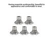 50Pcs Silver Bracelet Beads Pendant Alloy Bead Cap DIY Jewelry Findings  Professional Jewelry Makers