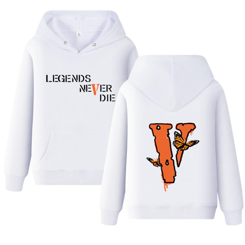 Kapuzenpullover Sweatshirts Unisex Mode Buchstaben Herren Damen Locker Langarm Schmetterling Hoodie