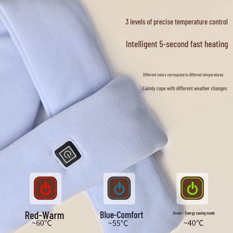 

Smart Electric Heated Neck Warmer Scarf
