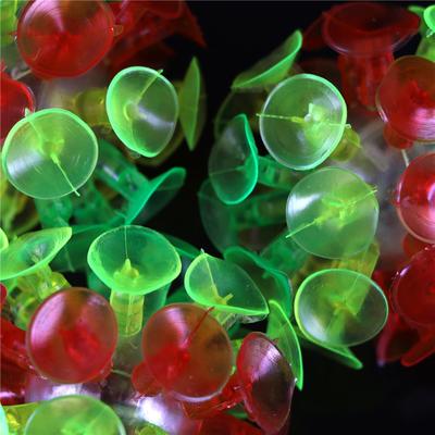 Plastic Soft Sucker Sticky Adhesive Glowing Ball Toy Outdoor Fun Sport Game