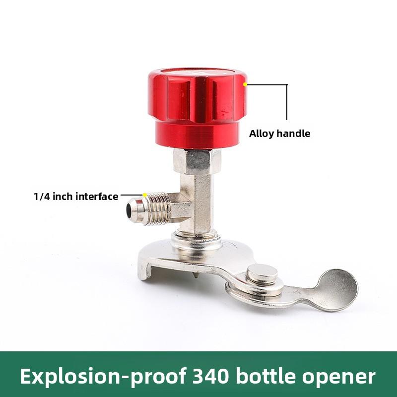 Kältemittel Flaschenöffner Klimaanlage Kältemittel Dosenanzapfventil Flaschenöffner Werkzeug Messing Abgabeventil R410 D4L5