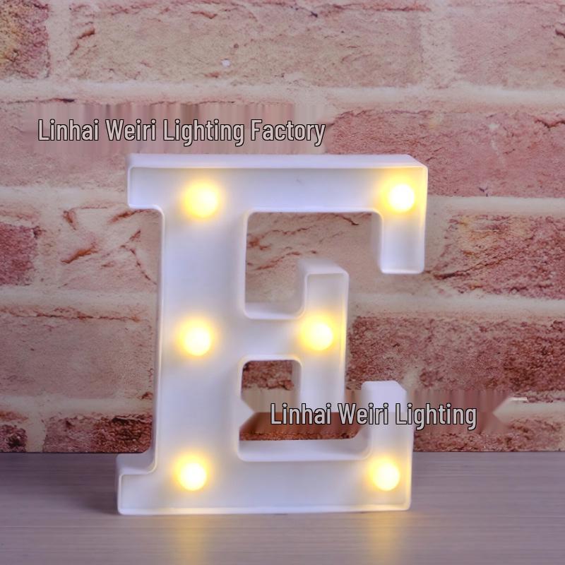 LED Luminous Letter and Number String Lights for Birthday, Proposal, and Event Décor