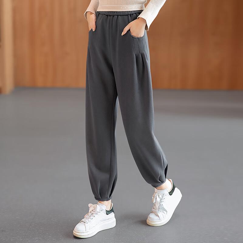 Sibaishe Women's High-Waist Cropped Jogger Pants