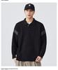 Mu Yuan Men's Retro Autumn/Winter Knit Polo Sweater - American-Style Casual Top