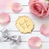 10Pcs Bride To Be Mirror Acrylic Gift Tag Cupcakes Charm Wedding Bridal Shower Bachelorette Party Cupcake Topper Table Decor