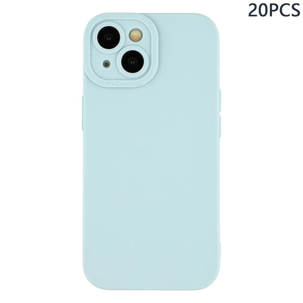 Bulk Purchasing 20Pcs For iPhone 15 Case Precise Cutouts 1.3mm TPU Matte Phone Cover