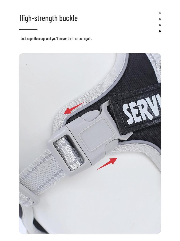 K9 Saddle Style Dog Harness & Leash - Explosion-Proof, Medium/Large Breeds, Border Collie, Golden Retriever