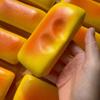 1Pcs Slow Rising Grilled Rice Cake Slow Rebound Squeeze Toys Cheese Cake Bread Squishy Toy Stress Release Hand Relax Toy Gift
