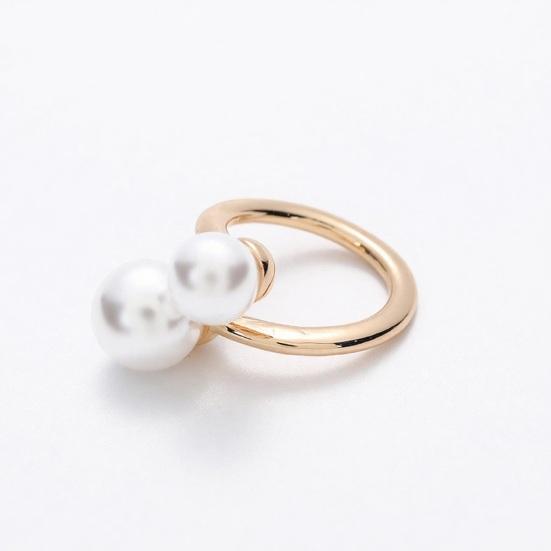 Faux Pearl Neckerchief Ring, Women Metal Scarf Holder, Elegant Silk Scarf Ring Clip, Fashion Clothes Ring Wrap Holder for Shirts T-Shirts Shawl