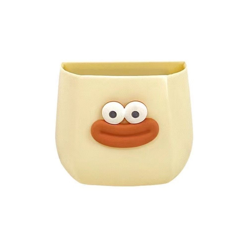 Boîte de rangement de bureau pour étudiant durable Fille de dessin animé Pot à crayons simple Nouvelles boîtes de rangement en plastique