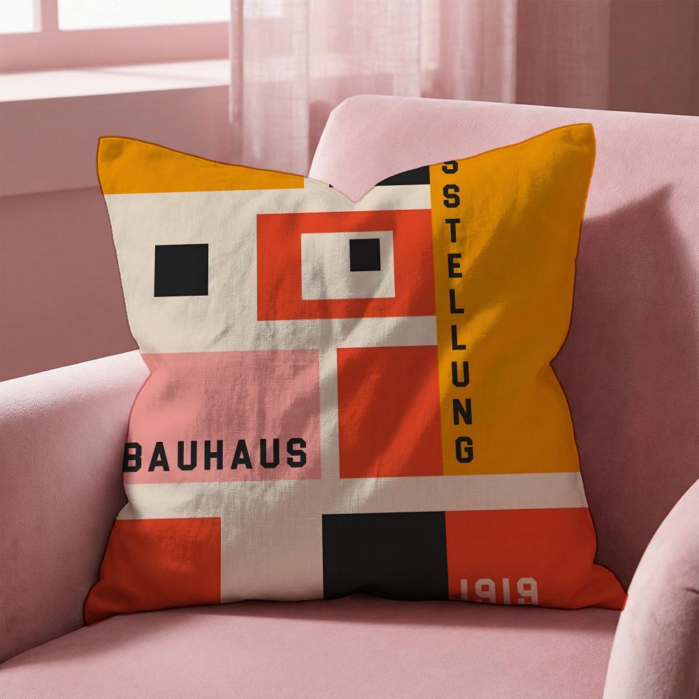 Famous B-Bauhaus Designs Cushion Cover Multi-Scene Pillow Cover for Home & Car - Reversible, Soft & Durable for Daily Use