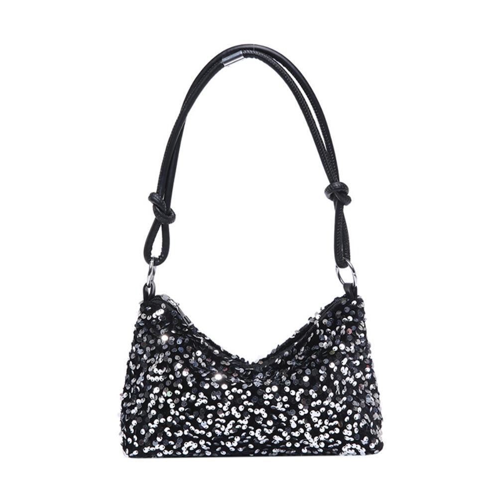 

Solid Color Blingbling Sequins Bag Glitter Korean Style Sequins Shoulder Bags Phone Purse Handbag Evening Clutch Bag серебряный